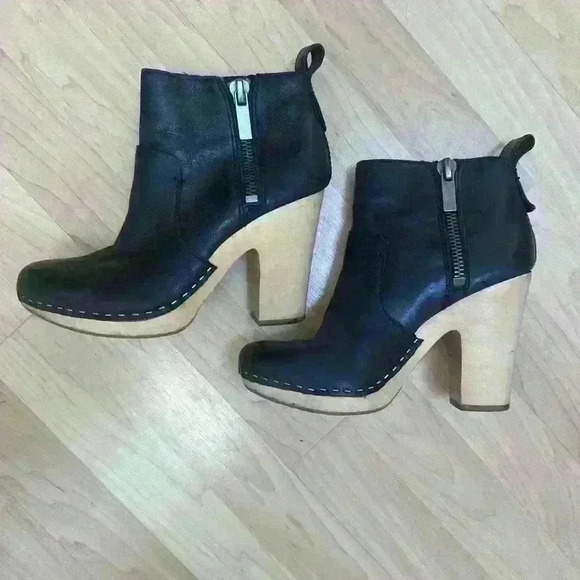 Dolce Vita Ankle Booties Black Zip Boots size 38 💞 - Picture 2 of 5